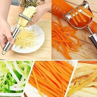 Stainless Steel Vegetable Peeler Julienne Slicer Kitchen Tool For Fruit   Potato