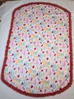Springs Industries Floral Fabric Pink Roses Daisies Poppy Buttercup Table Cloth 