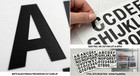 3 Sets Vinyl Alphabet Letter Decals Stickers For Car Window Mailbox Door Sign
