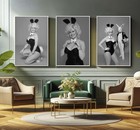 Set Of 3 Vintage Dolly Parton And Creepy Bunny 1978 Wall Art Canvas Wall Art