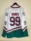Mighty Ducks Adam Banks  99 Hockey Jersey Xl Movie Throwback Disney
