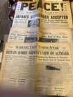 Ww2 Newspaper Lot
