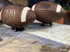 Ball Display Stand Holder Perfect For Game Prepping Footballs Or Sports Display