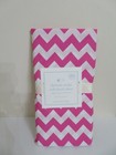 Pottery Barn Baby Chevron Stripe Pink   White Fitted Crib Sheet New