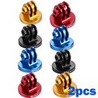 2pcs Cnc Camcorder Aluminum Tripod Mount Adapter For Gopro Hero 6 5 4 3 3  2 1