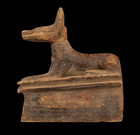 Ancient Egyptian Antiques Rare Seated Statue Of Afterlife God Anubis Figurine Bc