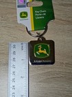 1 5  John Deere Logo Solid Metal Keychain Officially Licensed