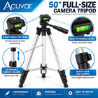 50  Inch Tripod For Camera camcorders Canon Sony Nikon Dslr Cameras W Carry Bag