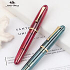Jinhao 9019 Jumbo Fountain Pen Golden Accent Acrylic Screw Cap Without Box