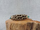 Antique Tibetan 9 Eyes Energy  Old Agate Dzi Bead Amulet For Pendant Gzi Bead F1