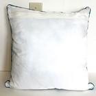 Kas Boho Medallion Floral Decorative Throw Pillow 18x18 Blue Green Beach Garden
