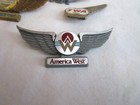 Lot Of 4 Airline Souvenir Wings Pin-twa  American West american Air Plus 1