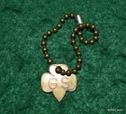 Vintage Girl Scout Key Ring - Early And Unique
