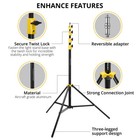 Flashpoint Pro Air-cushioned Heavy-duty Light Stand  yellow  13    fp-s-13-yl-v2