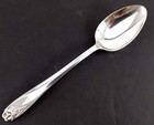 1847 Rogers Daffodil Serving Spoon 8-1 2  Silverplate Flatware 1950