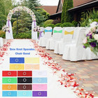10pcs Chair Cover Stretch Band With Buckle Slider Sashes Bow Wedding Banquet Ch