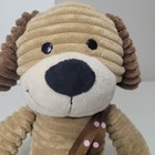 Dan Dee Collectors Choice Tan Corduroy Plush Puppy Dog Brown Polka Dot  12in