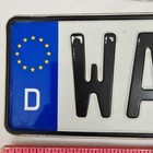 Germany License Plate     free         Wan Q 1004   European German Tag