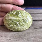 Serpentine Jade Palmstone  Natural Serpentine Gemstone