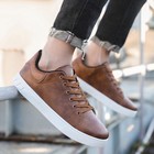 Lace-up Flat Shoes Men s Fashion Casual Shoes