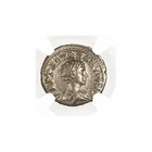 Geta Silver Antoninianus - Ngc Certified Slab  vf  - Ancient Coin