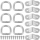 6 Pack D Ring Tie Down Anchors Suitable For Trucks  Vans  Flatbed Trailers