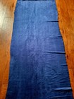 Vintage Bulk Fabric Lot Blue Suede  8 Yards  33  Width Royal Cobalt Upholstery
