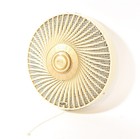 Vintage Toshiba 7th-425 Transistor Radio W stunning Spiral Sunburst Case   Works