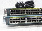 Lot Of 2 Cisco Ws-c2960s-48lps-l 48-port Gigabit Poe  Switch 370w W cords