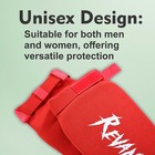 Revansh Red Shin Instep Guards - Pro Padded Mma Kickboxing Muay Thai Gear Unisex