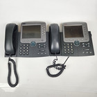 Lof Of 2 - Cisco Cp-7975g Unified Ip Business Phone 5 6  Color Display Voip Poe