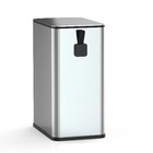 Nine Stars Bathroom Trash Can  2 6 Gallon Stainless Steel