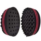 Barber Hair Brush Sponge Double Side Locking Afro Curl Twist Dreads Coil Wave Us
