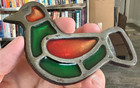 Vintage Stained Glass Bird Bottle Opener