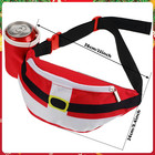 2 Pcs Christmas Fanny Pack Baseball Cap Set Santa Claus Waist Pack With Drink Ho