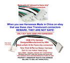 5 Pin 4 Wire Oem Harness Only For Icemaker - W11517113 - Usa Made By Aba