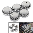 Chrome Front Radio Stereo Knobs Cover For Honda Goldwing 1500 Gl1500a Aspencade