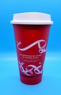 Starbucks 2021 Holiday Limited Red Plastic Reusable Cup