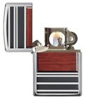 Zippo 28676  Pipe Lighter-wood Design  High Polish Chrome Finish Lighter