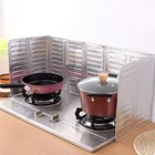 2pcs Disposable Oil Splash Guard Aluminum Foil Oil Splash Plate Cooking Frying