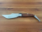6 5    Spanish Navaja Jerezana Folding Knife Red Stamina Wood Scales With Ratchet