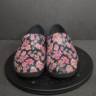 Crocs Work Shoes Womens Size 6 Nurse Clog Comfort Slip Resistant Floral Black Pi