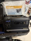 Sony Mini 8 Video Ccd-m8u Recorder Player Ev-c8u W  Hard Case   Adapters     Euc