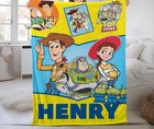 Personalized Disney Pixar Toy Story Blanket  Custom Name Baby Girl Boy