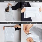 25 Pc White Poly Mailers Plastic Ship Bag 14 5x19 Shipping Mailing Envelopes