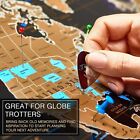 My Map Black Edition Scratch Off World Map Poster   35x25