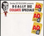 Vintage Letterhead Colgate Ad Detergent Ed Sullivan Pictured New Old Stock Nrmt 