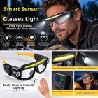 Hands-free Led Glasses Light  2027 New Dual Beam Rechargeable Glasses Light