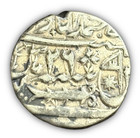 India Ips Awadh Silver 1 Rupee Ino Shah Alam Ii Muhammadabad Banaras Mint