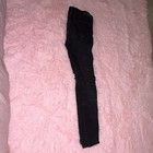 Black Distressed Skinny Denim Jeans Slim Fit 5-pocket Button Zip Dark Wash Women